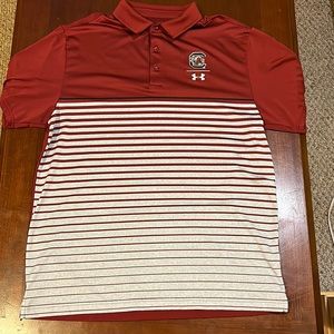 Under Armor South Carolina Gamecock Polo. Size: Large